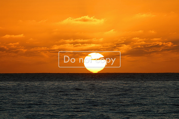 Puesta de sol Oceanica