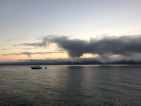 El Gray ameneciendo en Costa Palma
