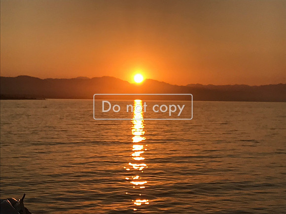 Puesta de sol en las islas